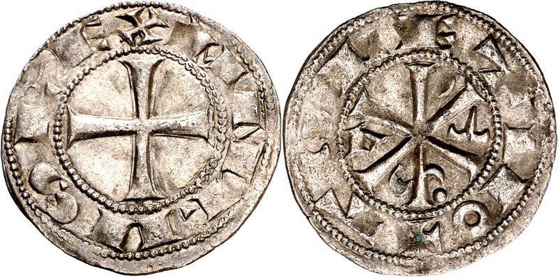 Alfonso VI (1073-1109). Toledo. Dinero. (M.M. A6:10.11) (Imperatrix A6:10.11, mi...