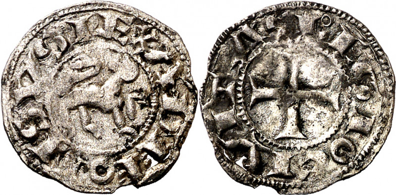 Alfonso VII (1126-1157). León. Meaja. (Imperatrix A7:23.4, mismo ejemplar) (AB. ...
