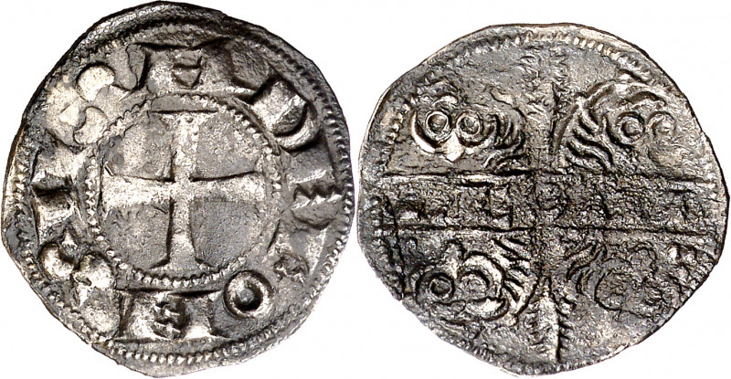 Alfonso VII (1126-1157). León. Dinero. (M.M. A7:39.1, mismo ejemplar) (Imperatri...