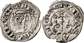 Alfonso VII (1126-1157). León. Dinero. (M.M. A7:43.1, mismo ejemplar) (Imperatrix A7:43.1, mismo ejemplar) (AB. 71 var) (Bautista 50, mismo ejemplar)....