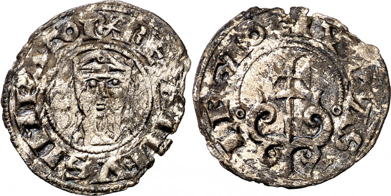 Alfonso VII (1126-1157). León. Dinero. (M.M. A7:43.3) (Imperatrix A7:43.3, mismo...