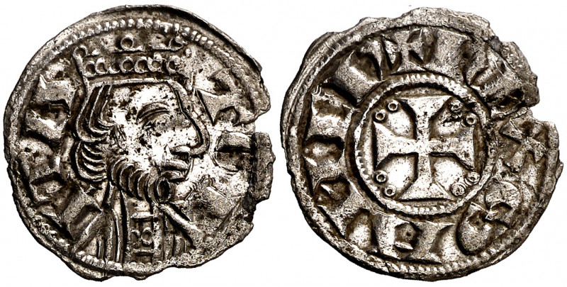 Sancho III (1157-1158). ¿Toledo?. Dinero. (Imperatrix S3:3.1, mismo ejemplar) (A...