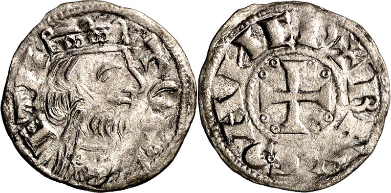 Sancho III (1157-1158). ¿Toledo?. Dinero. (M.M. S3:3.2) (Imperatrix S3:3.2, mism...