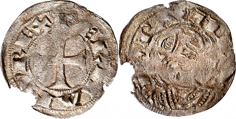 Fernando II (1157-1188). León. Dinero. (M.M. F2:23.1, mismo ejemplar) (Imperatri...