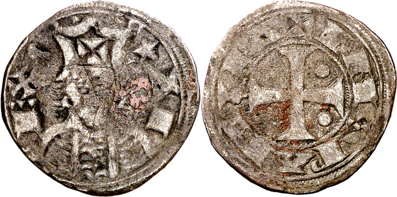 Fernando II (1157-1188). Santiago de Compostela o Ciudad Rodrigo. Dinero. (M.M. ...