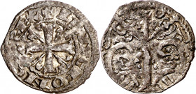 Alfonso IX (1188-1230). Taller indeterminado. Dinero. (M.M. A9:1.22) (Imperatrix A9:1.22, mismo ejemplar) (AB. 146) (Orol. 10). Atractiva. Escasa así....