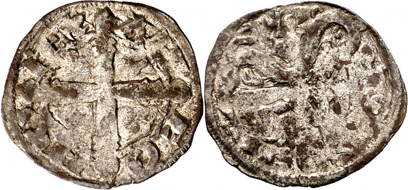 Alfonso IX (1188-1230). Taller indeterminado. Dinero. (M.M. A9:5.37) (AB. 121.1)...