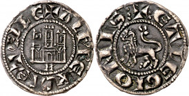 Alfonso X (1252-1284). Murcia. Dinero prieto. (Imperatrix A10:6.15, mismo ejemplar) (AB. 253, como pepión). Bella. Escasa así. 1,02 g. EBC.