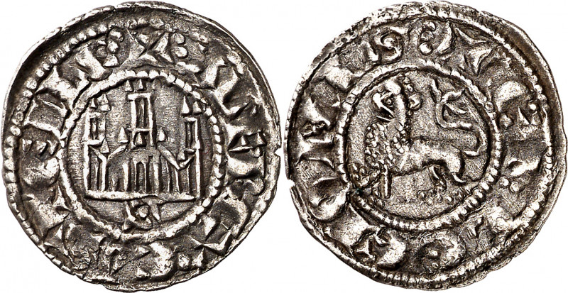 Alfonso X (1252-1284). Sevilla. Dinero prieto. (M.M. A10:6.23) (Imperatrix A10:6...
