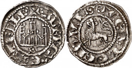 Alfonso X (1252-1284). Sevilla. Dinero prieto. (M.M. A10:6.23) (Imperatrix A10:6.23, mismo ejemplar) (AB. 254, como pepión). Ex Áureo & Calicó 19/09/2...