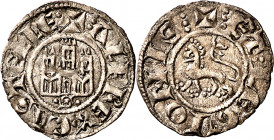 Alfonso X (1252-1284). Sevilla. Meaja prieta. (M.M. A10:7.6) (Imperatrix A10:7.6, mismo ejemplar) (AB. 260, como medio pepión). Bella. Rara y más así....