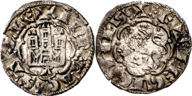 Alfonso X (1252-1284). Ávila. Blanca Alfonsí. (M.M. A10:11.1) (Imperatrix A10:11.1, mismo ejemplar) (AB. 262, como novén). Alguna manchita. 0,74 g. MB...
