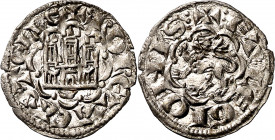 Alfonso X (1252-1284). Cuenca. Blanca Alfonsí. (M.M. A10:11.16) (Imperatrix A10:11.16, mismo ejemplar) (AB. 266, como novén). Bella. Brillo original. ...