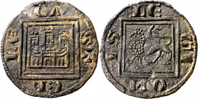 Alfonso X (1252-1284). Taller indeterminado (Burgos o Sevilla). Doble pugesa. (Imperatrix A10:14 (50).1, mismo ejemplar). Bella. Pátina oscura. Única ...