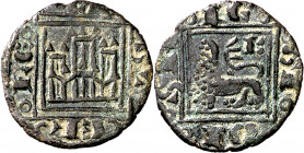 Alfonso X (1252-1284). Burgos. Pugesa. (Imperatrix A10:14.1, mismo ejemplar) (AB. 281.3, como óbolo). Buen ejemplar. 0,53 g. MBC+.