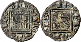Alfonso X (1252-1284). Taller indeterminado (Burgos, Sevilla o Murcia). Pugesa. (Imperatrix A10:14.58, mismo ejemplar) (AB. 280, como óbolo). Buen eje...