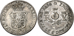 1834. Isabel II. Granada. Medalla de Proclamación. (Ha. 15) (O'Connor pág. 228) (RAH. 549) (V. falta) (V.Q. 13365). Ex Colección Bécquer, Áureo 27/04/...