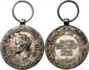 Francia. 1863. II Imperio. Napoleón III. Expedición de México. Medalla. Grabador: D. A. Barré. En la parte inferior de la corona de reverso, pequeño p...