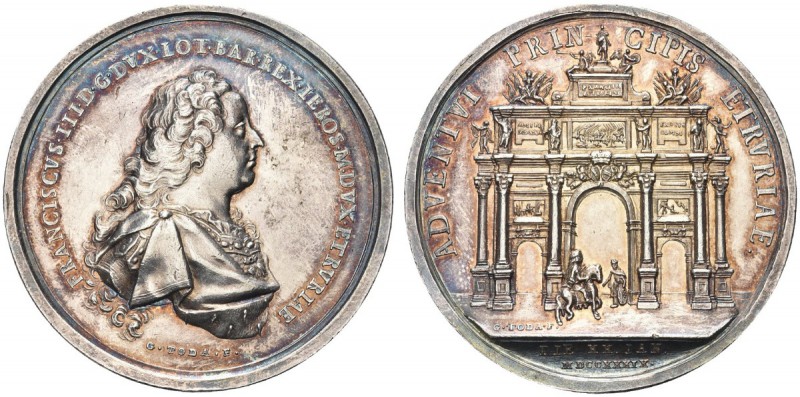 FIRENZE. Francesco III di Lorena, 1737-1765. Medaglia 1739 opus G. A. Toda. Ar g...