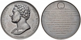 MILANO. Pietro Verri (filosofo, economista e storico), 1728-1797. Medaglia 1844 opus F. Putinati. Æ gr. 51,26 mm 47 Dr. CONTE PIETRO VERRI MILANESE Bu...