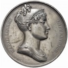PARMA. Maria Lugia, 1815-1847. Medaglia uniface opus Andrieu. Piombo gr. 58,22 mm 68 Dr. MARIE LOUISE IMPERATRICE Busto diademato a d.; nel taglio del...