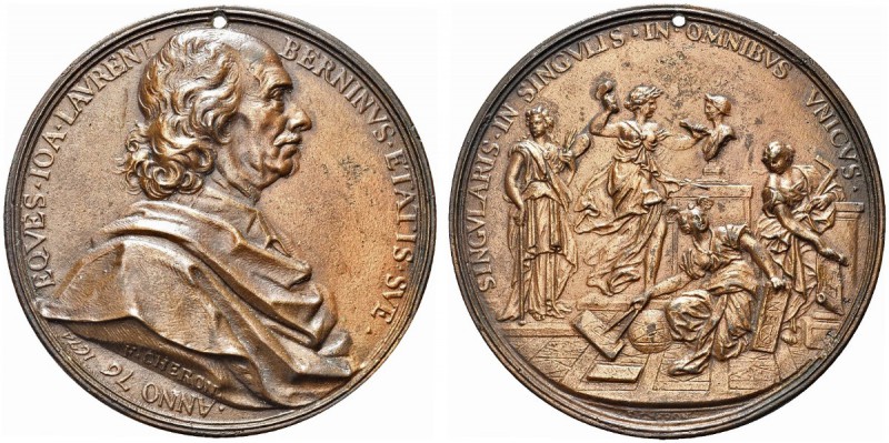 ROMA. Giovanni Lorenzo Bernini (scultore), 1598-1680. Medaglia 1674 opus C. J. F...