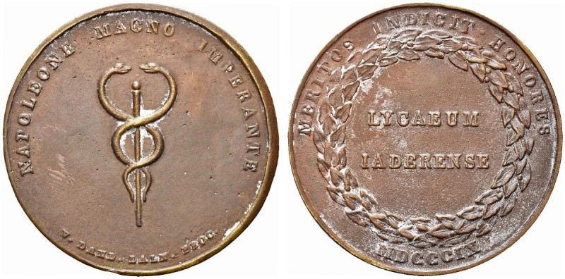 NAPOLEONICHE. Periodo Napoleonico, dal 1795 al 1815. Medaglia al merito 1809, co...