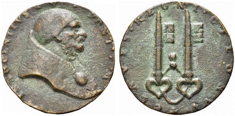 ROMA. Innocenzo VI (Etienne d’Aubert), 1352-1362. Medaglia di restituzione. Æ gr...