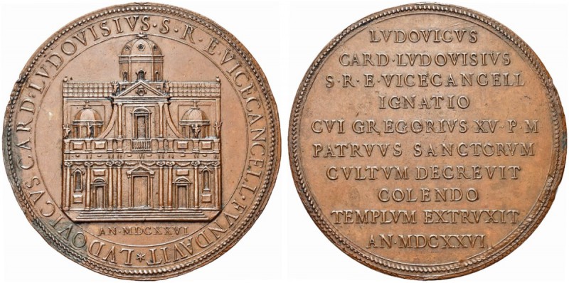 ROMA. Gregorio XV (Alessandro Ludovisi), 1622-1623. Medaglia 1626 opus G. Mola. ...