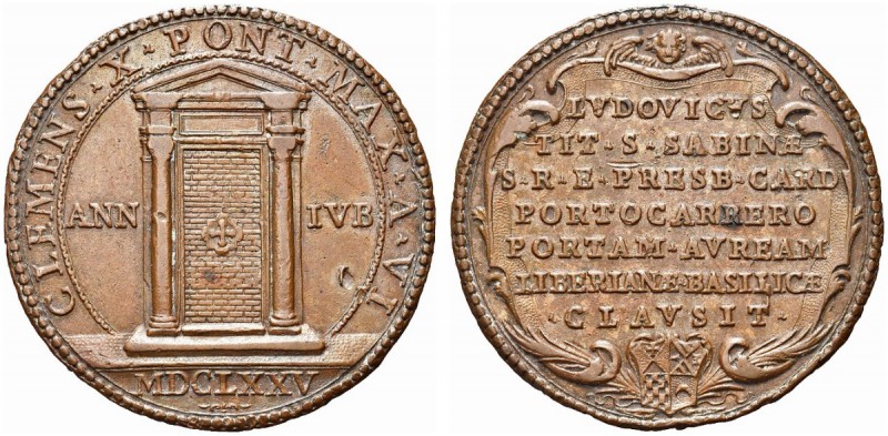 ROMA. Clemente X (Emilio Altieri), 1670-1676. Medaglia 1676 a. VI opus di artist...