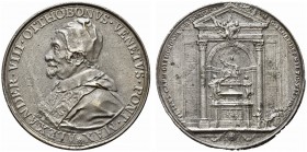 ROMA. Alessandro VIII (Pietro Vito Ottoboni), 1689-1691. Medaglia 1700 postuma fusa opus F. di Saint Urbain. Æ Argentato gr. 76,17 mm 62,9 Come preced...