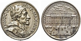 ROMA. Innocenzo XII (Antonio Pignatelli), 1691-1700. Medaglia 1696 a. V opus G. Hamerani. Æ Argentato gr. 23,03 mm 36,8 Dr. INNOC XII PONT MAX ANN V B...