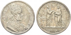 ROMA. Clemente XIV (Gian Vincenzo Ganganelli), 1769-1774. Medaglia 1772 a, IV opus F. Cropanese. Ar gr. 19,95 mm. 36,8 Dr. CLEMENS XIV PONT M A IV Bus...