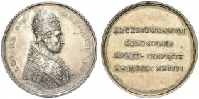 ROMA. Leone XII (Annibale Sermattei della Genga), 1823-1829. Medaglia 1823 a. I opus G. Cerbara. Ar gr. 28,70 mm 42,5 Dr. LEO XII PON MAX ANNO I Busto...