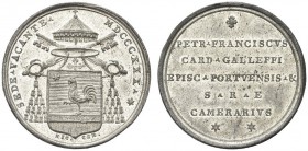 ROMA. Sede Vacante (Cam. Card. Pier Francesco Galeffi), 1830-31. Medaglia opus N. Cerbara. MB gr. 10,25 mm 31,5 Dr. Lo stemma del Cardinale Pier Franc...
