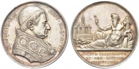 ROMA. Gregorio XVI (Bartolomeo Alberto Cappellari), 1831-1846. Medaglia 1837 a. VII opus G. Girometti. Ar gr. 32,18 mm 43,8 Dr. GREGORIVS XVI PONT MAX...