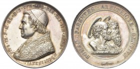 ROMA. Pio IX (Giovanni Maria Mastai Ferretti), 1846-1878. Medaglia 1846 a. I opus G. Cerbara. Ar gr. 32,93 mm 43,7 Dr. PIVS IX P M EL DIE XVII COR DIE...