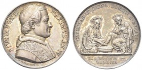 ROMA. Pio IX (Giovanni Maria Mastai Ferretti), 1846-1878. Medaglia 1850 a. IV opus G. Girometti. Ar. gr. 16,73 mm 32,3 Dr. PIVS IX PONT MAXIMVS AN IV ...