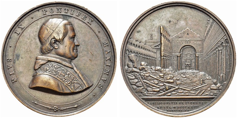 ROMA. Pio IX (Giovanni Maria Mastai Ferretti), 1846-1878. Medaglia straordinaria...