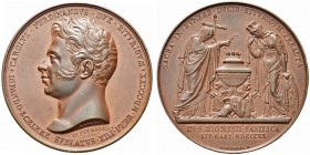 FRANCIA. Carlo Ferdinando, 1778-1820. Medaglia 1820 opus Armand Auguste Caque. Æ gr. 66,09 mm 50,5 q. FDC