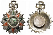 TUNISIA. Protettorato Francese. Ahmad Pasha Bey, 1929-1942. Ordine della Gloria da Ufficiale di IV classe. Ar mm 50 Buona conservazione
