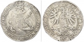 DESANA. . Antonio Maria Tizzoni, 1598-1641. Tallero. Ar gr. 27,90 Dr. FERDI D G RO VNG BOE DAL CRO ZCR REX Busto a d. dell’Imperatore Ferdinando, in a...