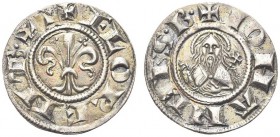 FIRENZE. Repubblica, 1189-1533. Fiorino di stella da 12 denari. Ar gr. 1,56 Dr. FLORENT due crescenti, globetto, croce patente e cuneo, con stella Nel...