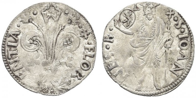 FIRENZE. Repubblica, 1189-1533. Grosso guelfo da 8 soldi e 6 denari 1484, II sem...