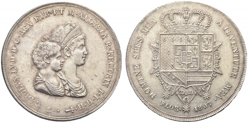 FIRENZE. Carlo Ludovico di Borbone, Re d’Etruria, con la reggenza di Maria Luisa...