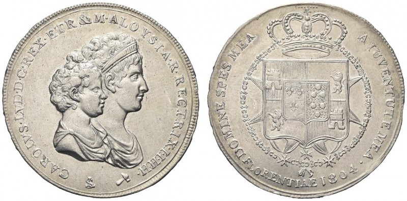 FIRENZE. Carlo Ludovico di Borbone, Re d’Etruria, con la reggenza di Maria Luisa...