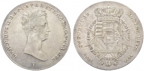 FIRENZE. Leopoldo II d’Asburgo-Lorena, 1824-1859. Francescone 1834. Ar gr. 27,08 Dr. Testa giovanile a d. Rv. Stemma coronato su croce di S. Stefano, ...