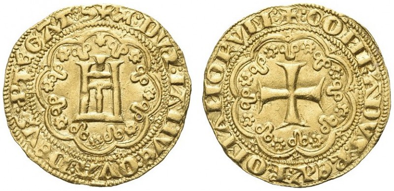 GENOVA. Simon Boccanegra, Doge I, 1339-1344. Genovino. Au gr. 3,52 Dr. A (antica...