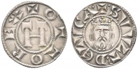 LUCCA. Repubblica, a nome di Ottone IV di Brunswick, 1209-1315. Grosso da 12 Denari. Ar gr. 1,55 Dr. OTTO REX Monogramma di Ottone. Rv. S VVLT' DE LVC...