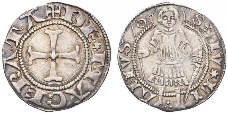 MACERATA. Autonome, 1392-1447. Grosso. Ar gr. 1,28 Dr. DE MACERATA Croce. Rv. S ...